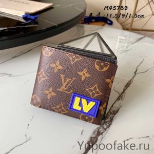 Where to find the Best Replicas Louis Vuitton Fake Wallet Men Monogram Canvas Rubber M45789