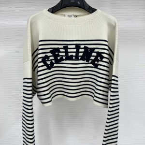 Celine Clothing Sweater AAA Replica Cotton Spandex A08580